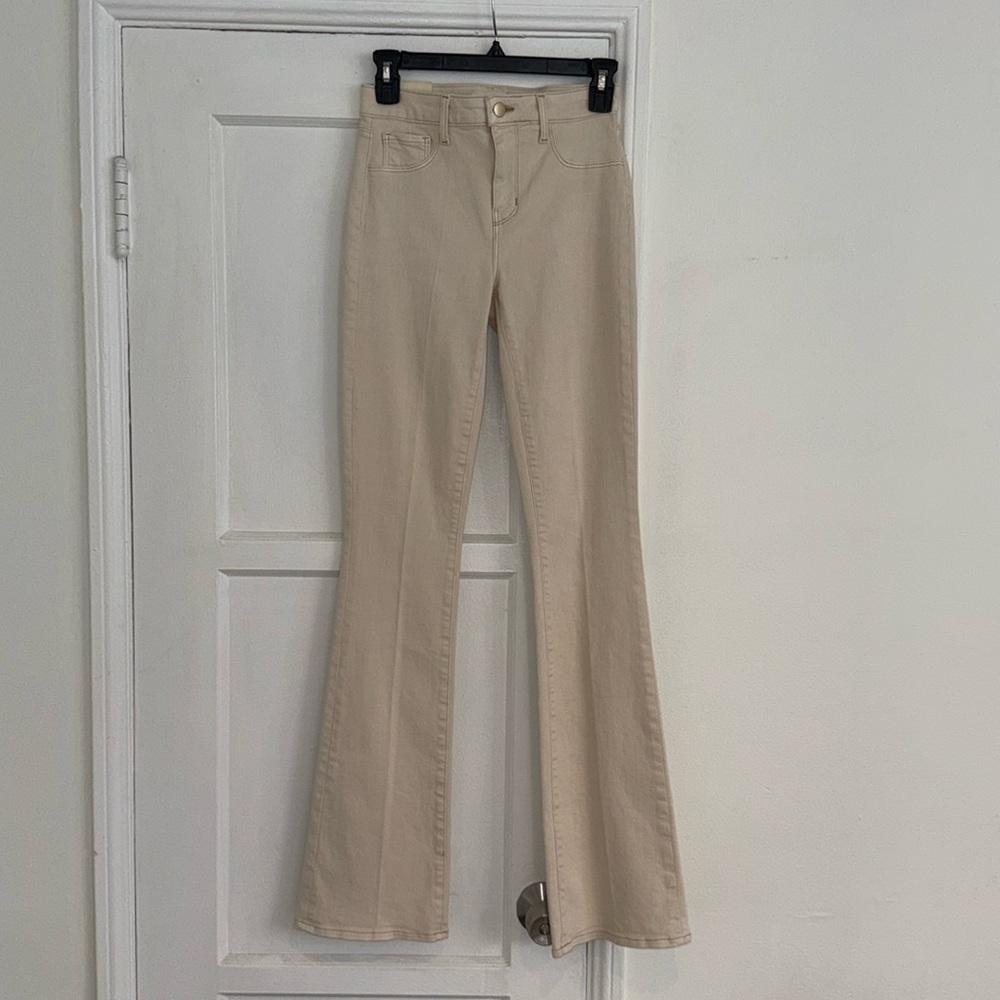 L’AGENCE SELMA IVORY DENIM SIZE 25 NWT!